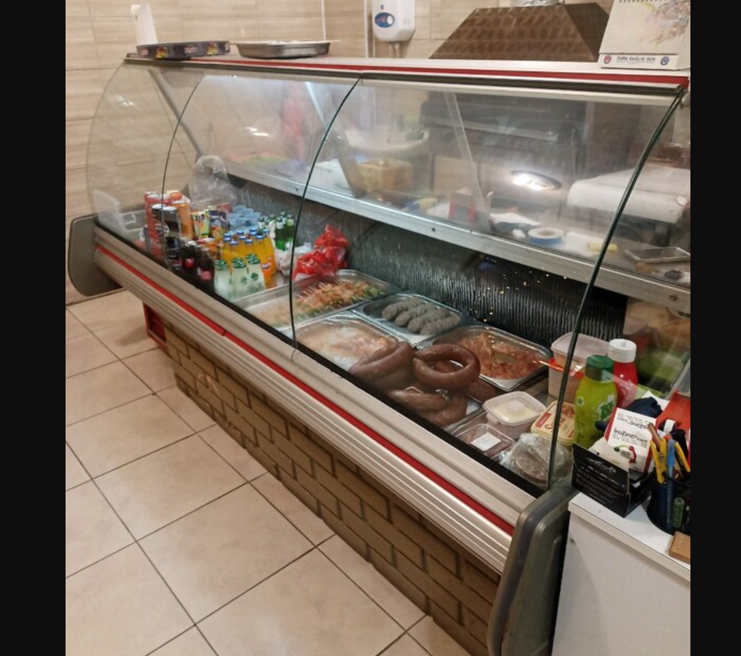 bakkal reyon buzdolabı tezgah arkası dolap